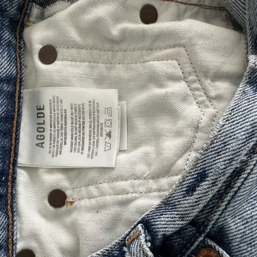 Agolde Riley jeans size 27 - Picture 8 of 10